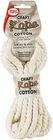 Cotton Craft Rope .25X18' White New. Price: $13.15.