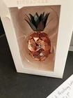 Hallmark Signature You Make Life Sweet Metallic Rose Gold Copper Pineapple New. Price: $16.99.
