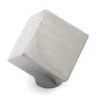 P2160-SN Satin Nickel 1/2" Square Cube Cabinet Knobs Pulls Hickory Euro New. Price: $5.51.