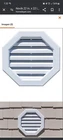 Fypon Gable Vents + Louvers 24" X Functional Octagon Weather Resistant White New. Price: $60.00.