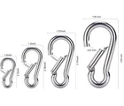 T316 Stainless Steel Carabiner Clip Snap Hook Spring Karabiner Carrabin Carbine New. Price: $99.99.