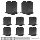 4X4 Post Base 8 Pcs,(inner Size 3.6X3.6) Wood Fence Anchor,decking ... New. Price: $84.22.