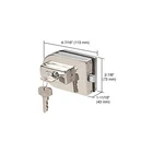 C.r. Laurence PTH25PS Crl Polished Stainless Series Glass Mounted Patch Lock New. Price: $100.41.