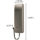 Command Medium Brushed Nickel Hook, 2 Strips 17034BN-ES 3M New. Price: $9.78.