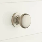Signature Hardware Brass Round Knob With Beveled Nickel EH-1014-1 1/2"NKL New. Price: $15.00.