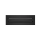 Vent Cover 12X4 Black Aluminum Slot Diffuser Register Grille Buildmart Modern New. Price: $74.99.