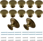 Cionyce 12 Pcs Brass Cabinet Knobs Metal Drawer Round Dresser Handle Kn... New. Price: $13.00.