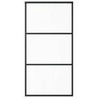 Glass Door Interior Sliding Barn Esg And Aluminum Black Vidaxl New. Price: $276.99.