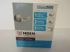 Moen MY8703CH Lindor Chrome Press & Mark Double Robe Hook New. Price: $12.99.