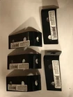 QTY5 National Hardware N351-477 Black Offset Leg Corner Brace 3.5 1.6 1/8 Brc New. Price: $20.00.