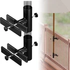 Sankins Deck Railing Patio Umbrella Holder Stand Adjustable Outdoor New. Price: $49.97.