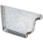 Amerimax 4 In. Galvanized K-style Right Gutter End Cap 15206 New. Price: $10.21.