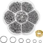 Jewelry Jump Rings 1000PCS Stainless Steel Open Chainmail Diy Craft Us New. Price: $13.49.