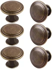 Pack Of 6 Flat Round Mushroom Shape Drawer Pulls Anique Broze Furniture Cupbo... New. Price: $15.96.