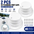 2 Pcs Rv Plumbing Vent Cap Trailer Camper Roof Sewer Cover Kit 1 To 3/8'' Pipe New. Price: $12.98.