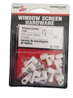 Prime Line #PL-7773 Screen Clip With Screws, 5/16", White, Pack Of 12 New. Price: $5.39.