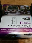 National Hardware 1220VP X3-9/16X5-5/8 Hartley Bases Black N800-010. New. Price: $17.57.
