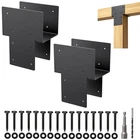 6"X Post Cap Tie Rod Brackets,troptolky Heavy Duty Wood Beam Brack... New. Price: $114.79.