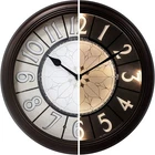 Presentime & Co. 12.6" Illuminated Farmhouse Wall Clock, Silent Battery Opera... New. Price: $50.99.