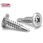 #8 X 3/4" Sheet Metal Screws 100PCS 410 Stainless Steel Truss Head Fast Self Tap New. Price: $10.33.