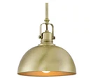 Kira Home Belle 1-LIGHT Brushed Brass Bowl Pendant 60W Contemporary New. Price: $76.50.
