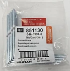 Hillman 851130 Zinc Plated Steel Corner Brace 4" X 7/8" Qty New. Price: $24.83.
