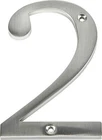 Distinctions By Hillman 843322 4-INCH Brushed Nickel Flush-mount House Number New. Price: $11.35.