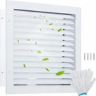 Hicarer 12" X White Aluminum Gable With Screen, Alloy Wall Vents Att... New. Price: $50.57.