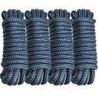 4 Pack 3/8" X 15 Boat Dock Lines For & Pontoon, Premium Marine- Grad New. Price: $30.34.