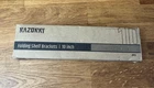 Razorri Comodo Folding Shelf Brackets Stainless Steel Inch RSFS10A Open. Price: $20.00.