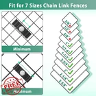 Irenporu Chain Link Fence Sign Mount Bracket Clips, 50 Pcs Fasteners New. Price: $71.99.