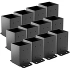 Spaceeup 4X4 Post 12 Pcs, Inner Size 3.6"X3.6" Deck Base, Heavy Dut... New. Price: $151.86.