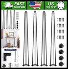 Smartstandard 36 Inch Hairpin Table Legs Black 4 Pack New. Price: $105.99.