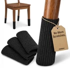 Iamzay 48/80 Pcs Black Premium Chair Leg Socks Protectors For Hardwood Floor... New. Price: $40.75.