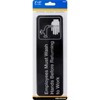 Hillman 842572 Black English Health Safety Plaque 3 X 9 In. (pack Of 6) New. Price: $25.84.