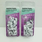 Hillman Anchor Wire Insulated Staples White #5X1/2" 25 Pcs. #122651 Packs New. Price: $8.75.