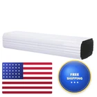 Moxweyeni Pack 3 4 Inch 15 White Aluminum Downspout Extensions Roofing New. Price: $40.48.