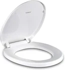Toilet Seat Round With Non-slip Bumpers, Universal Quiet-close Lid, New. Price: $60.99.