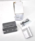 Link Hardware Shower Hinge Round Back Plate Matte Black Finish R037MBL Open. Price: $24.99.