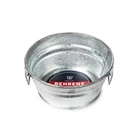 Behrens 101LFT X 6.25" 2.75 Qt Galvanized Low Flat Steel Tub Bucket New. Price: $39.97.