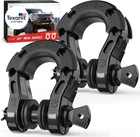2 Pack 3/4" Mega D-ring Shackle With 7/8" Screw Pin 68,000LBS Break Strength, He New. Price: $77.36.