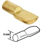 Prime-line 5MM Brass Metal Shelf Support Peg (8-COUNT) 10165 New. Price: $9.13.