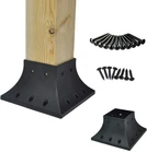 PNP114040 Myard 4X4 Post Base Cover (actual 3.5X3.5 Inches) Skirt Flange... New. Price: $31.99.