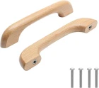 Uenhoy 10 Pcs Natural Wood Cabinet Pulls Handles Solid For Kitchen New. Price: $23.42.