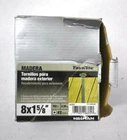 Hillman Fas-n-tite 48383 Gray Ceramic Exterior Wood Screws 1-5/8" Lbs New. Price: $25.94.
