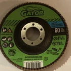 Gator 4-1/2 60 Grit Type 29 Flap Disc Aluminum Oxide 7/8 9716 New. Price: $16.00.