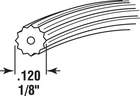 Prime-line P7552 Black Vinyl Screen Retainer Spline 0.12 Dia. In. X 500 Ft. New. Price: $27.00.