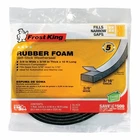 Frost King R338H Black Rubber Foam Self Adhesive Weather Stripping Tape 10 Ft. New. Price: $7.18.