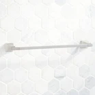Signature Hardware Vilamonte 24" Towel Bar Model: 446948 - Polished Nickel Open. Price: $48.00.