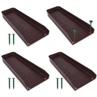 Creative.c 4 Gutter Downspout Extensions,rain Pack, Brown New. Price: $49.22.
